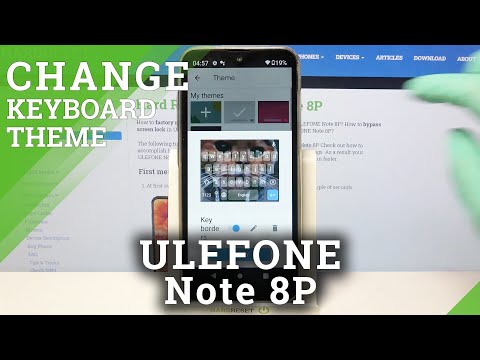 Customize / Personalize Keyboard - ULEFONE Note 8P