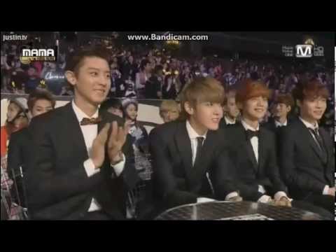 131122 EXO CHANYEOL KRIS Reaction cut