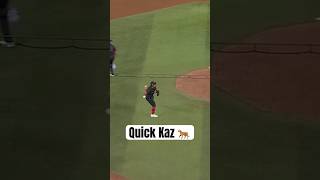 Kazuma Okamoto read it like a book ???? #MLB #BlueJays