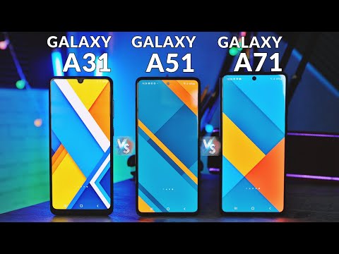 Samsung Galaxy A71 vs A51 vs A31 Comparison