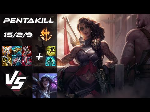 BOTTOM Samira vs Kai'Sa [PENTAKILL] - NA Grandmaster Patch 25.S2.7