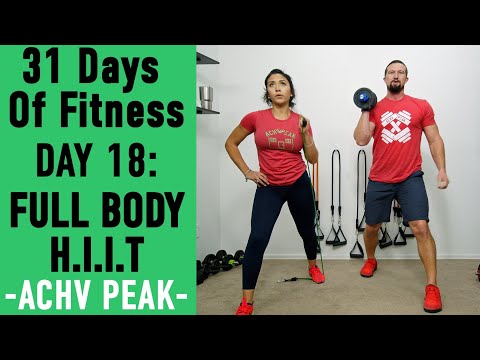 31DoF Day 18 - Full Body HIIT - Bands Or Dumbbells