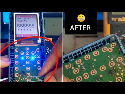 How to Fixed 7 8 9 0 button issues ITEL 2160