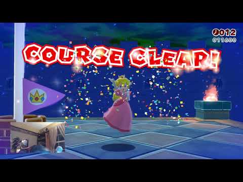 [Super Mario 3D World  100%] World 11-4 / Flower-4: Faster Fort Fire Bros. (95)
