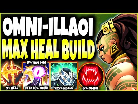 Testing our New MAX HEAL ILLAOI Build ~ 39+% DMG to HEAL plus TRUE DMG 🔥 LoL Top Illaoi s12 Gameplay
