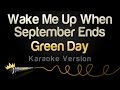 Green Day - Wake Me Up When September Ends (Karaoke Version)