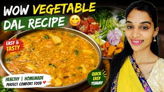 Vegetable Dhal recipe|Homemade|Healthy|Simple recipe|😋 yummy|quick dish |@kumarkarthy55 #like#share 