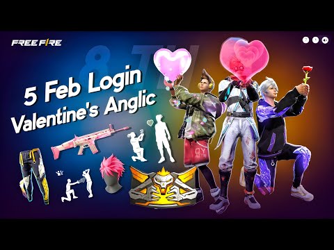 Valentine Event Free Rose Emote 💥😮| angelic pant event | free fire new event | ff new event