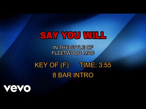 Fleetwood Mac - Say You Will (Karaoke)
