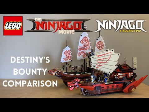 LEGO Ninjago Destiny's Bounty Comparison! 70618 vs 71705
