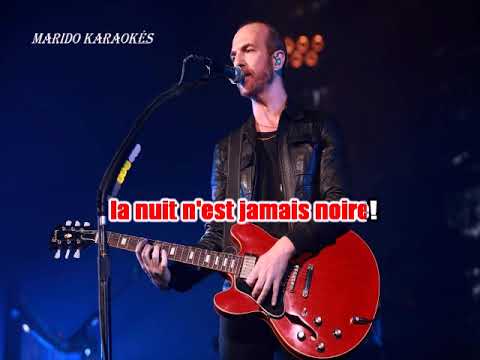 Karaoké Calogero - La nuit n'est jamais noire  2023
