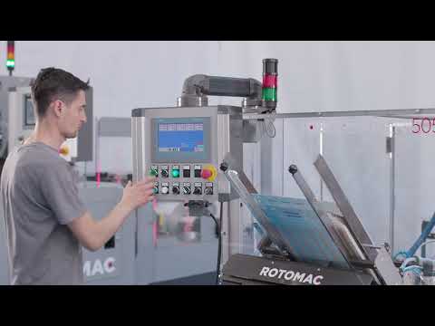 ROTOMAC - ICEBREAKER 165 SG & CARTONING MACHINE 505: the Production Line for Micro-Embossed Foil Rolls
