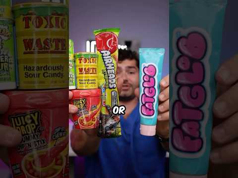 Fat Glob Toothpaste vs Candy !?
