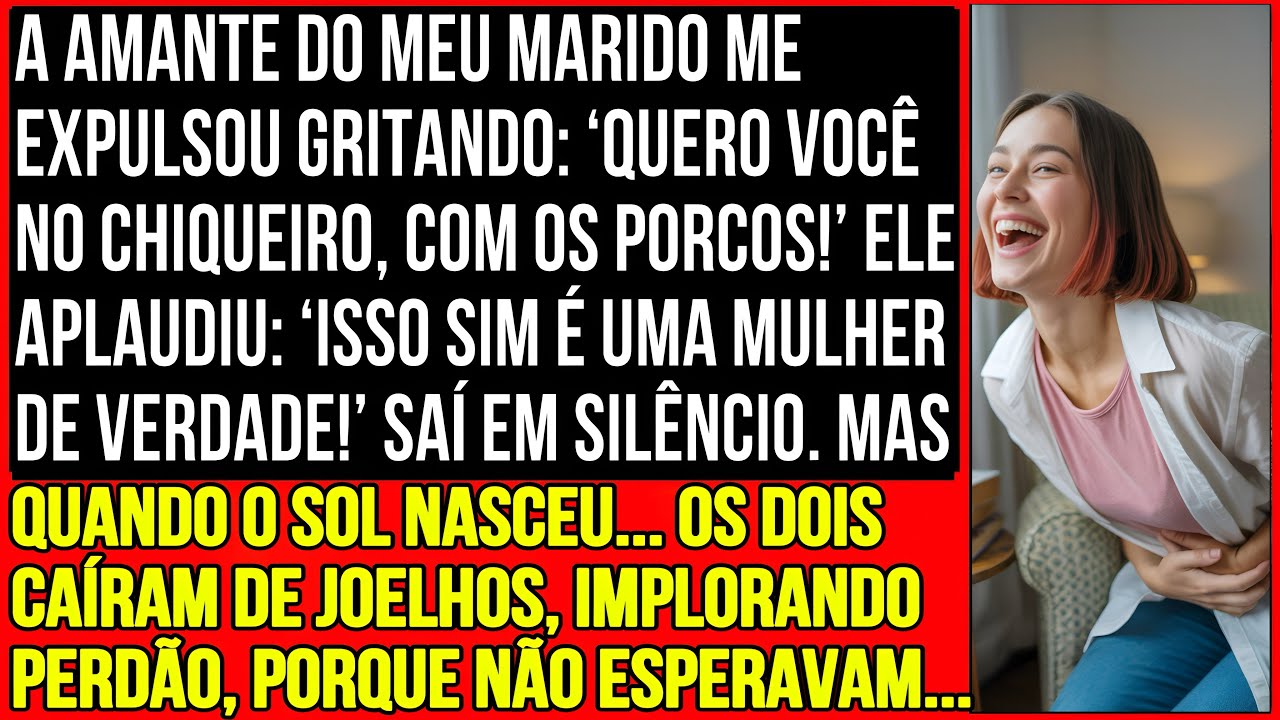 A AMANTE DO MEU MARIDO ME EXPULSOU GRITANDO: 'QUERO VOCÊ NO CHIQUEIRO,...