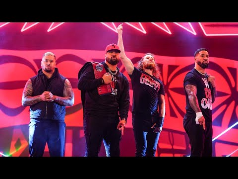 The Bloodline Entrance: WWE Raw, Nov. 28, 2022