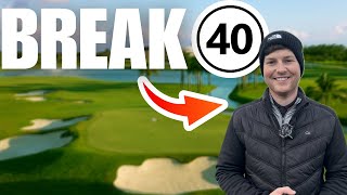 9 Holes in STRONG Winds (Every Shot)