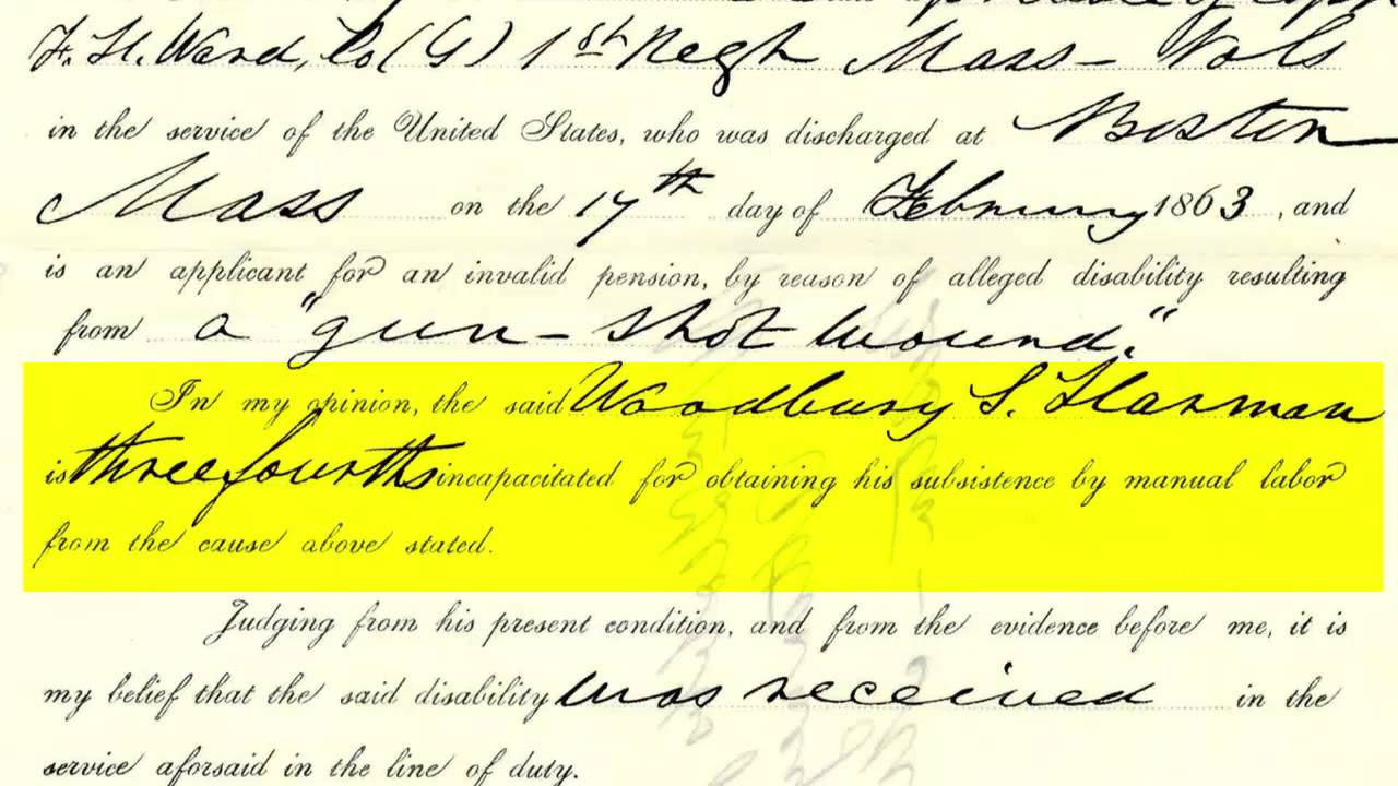 Union Army Data Demo - Surgeons Certificate