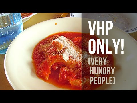 Um ótimo almoço em uma trattoria perto de Cerveteri