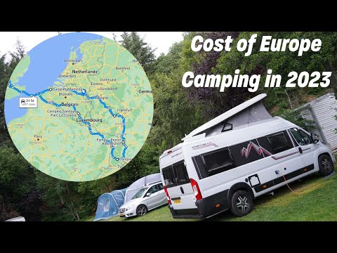 COST of European Campervan Road Trip - Summer '23 (UK -  Belgium - Germany)