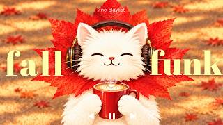 [Playlist] Came for the Fall Grooves, Stayed for This Face 🍁☕ | Cozy Tokyo Funk