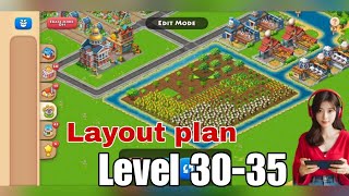 Township: Layout Design level 30 - 35