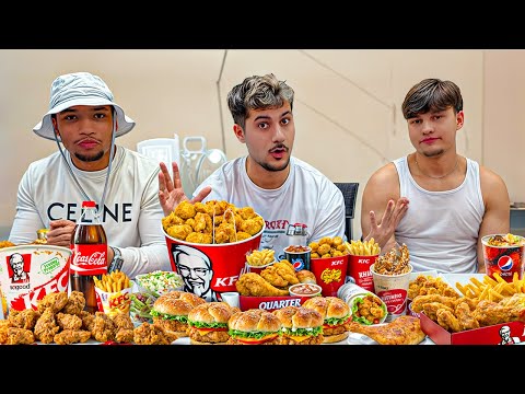 WE ORDER EVERYTHING FROM KFC