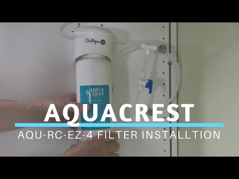 AquaCrest AQU-RC-EZ-4 Water Filter Cartridge Installation