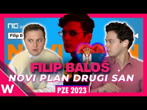 Filip Baloš "Novi Plan Drugi San" Eurovision Serbia 2023 Reaction