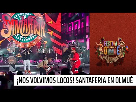 ¡Nos volvimos locos! Mira la increíble presentación de Santa Feria en el Festival de Olmué 2023