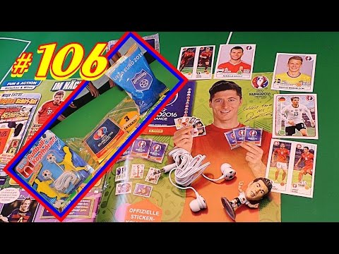 ⚽ EXTRA PANINI Just KICK it 3x UEFA FRANCE EURO 2016 Frankreich OFFICIAL 5 new STICKER ALBUM EM #106