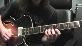 Charlie Parker Lick #1 Bb Guitar Lesson