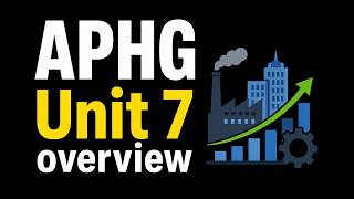 Unit 7 Human Geography Explained:  Industrial and Economic Development