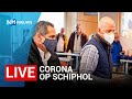 LIVE: Corona op Schiphol