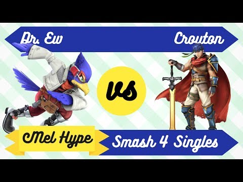 Mel Hype 3.5 - Smash 4 Arcadian - Dr. Ew (Meta Knight, Falco) vs Crouton (Ike) - WR3