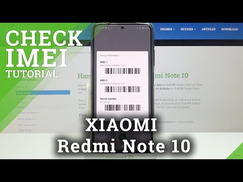 How to Check IMEI and Serial Number in XIAOMI Redmi Note 10 – Find IMEI and SN