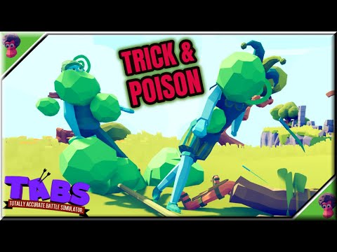 Poison & Trick! Jester & Potionseller vs Every Unit(Almost) - TABS