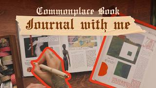 Commonplace Book: Journal with me about art & creativity