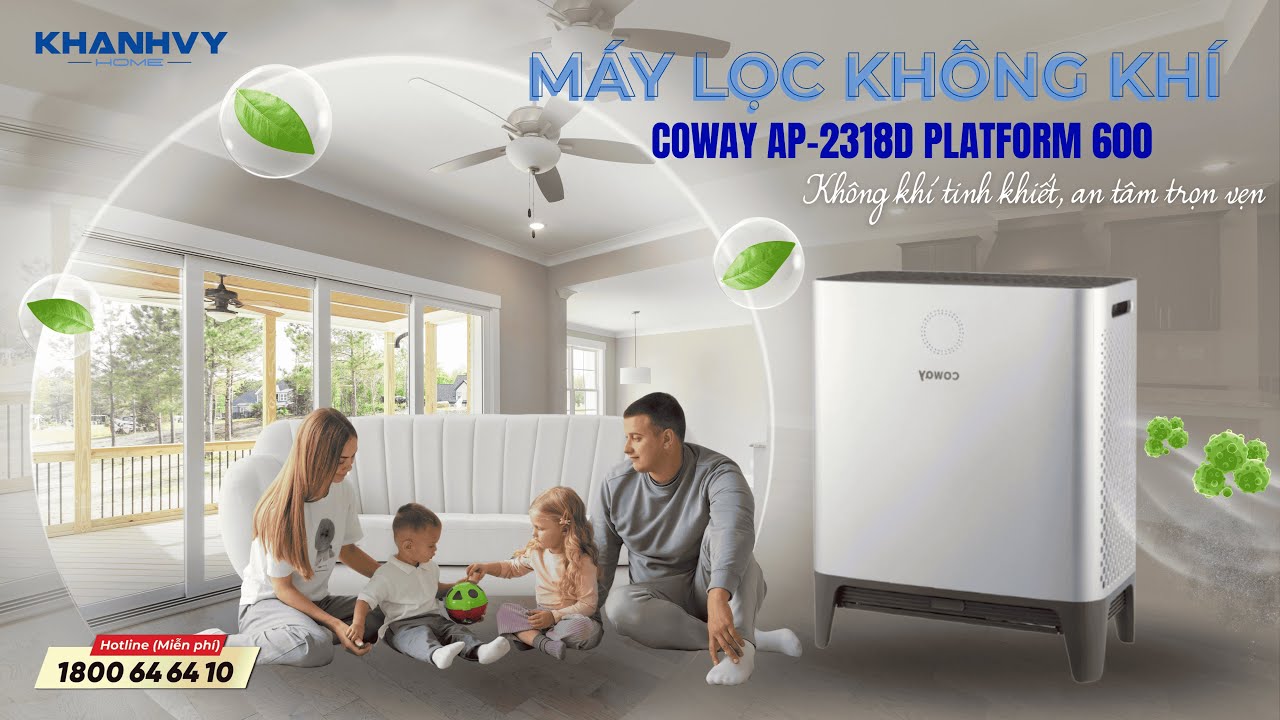 Máy lọc không khí Coway AP-2318D Platform 600