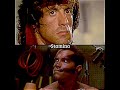 Rambo vs Commando #sylvesterstallone #rambo #arnoldschwarzenegger #commando #comparison