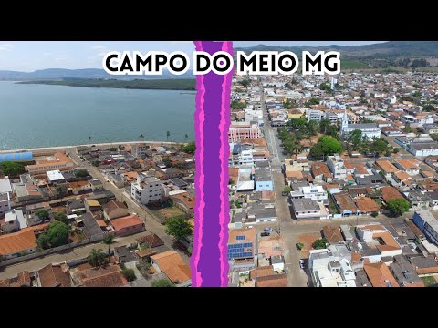 NÍVEL DA REPRESA  DE FURNAS EM CAMPO DO MEIO MG UMA BELA CIDADE