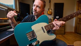 Video thumbnail for Fender American Vintage '62 Telecaster Custom (Ocean turquoise) by Tom Roger Thu