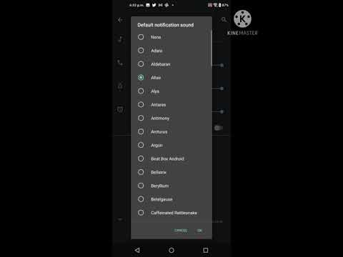 All android notification sounds