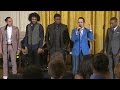 Hamilton cast performs "My Shot" at White House