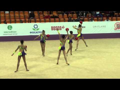 Junior team Italy, 5 balls. Grand Prix, 2015, Final, Moscow.