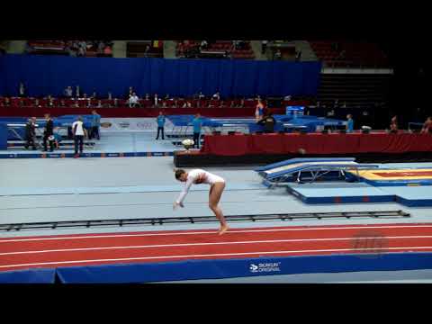 PEETERS Tachina (BEL) - 2017 Trampoline Worlds, Sofia (BUL) - Qualification Tumbling Routine 1