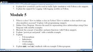 BPLCK205B Introduction to Python Programming  | IMP and Most Excepted Questions | VTU Exams prep.