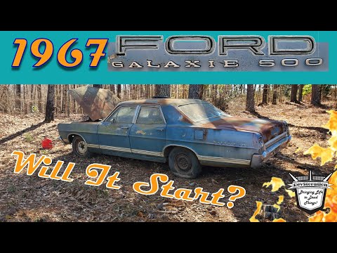 First Start in 35 Years? Abandoned 1967 Ford Galaxie 500 Revival: From Purchase to Start!