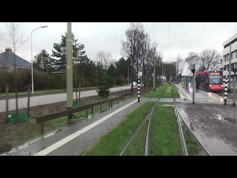 HTM RandstadRail 19 Delft Noord - Leidschendam Leidsenhage | regen | Alstom RegioCitadis 4020