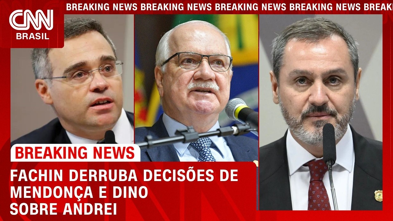 Fachin derruba decisão de Mendonça e Dino contra Andrei Rodrigues, diretor da PF | CNN 360º