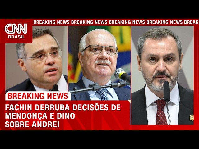 Fachin derruba decisão de Mendonça e Dino contra Andrei Rodrigues, diretor da PF | CNN 360º